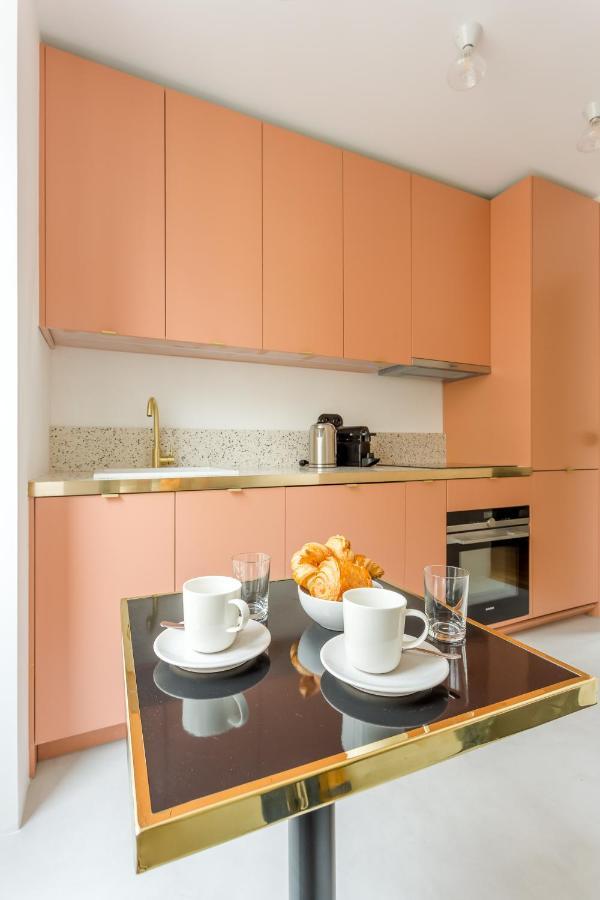 Ferienwohnung Habitat Parisien - 2Br-2Ba - Marais - Centre Pompidou Exterior foto
